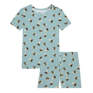 Posh Peanut Spring Bee Short Sleeve Shorts PJ Set